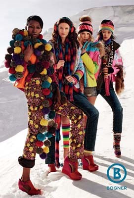Style on the mountain by Bogner.