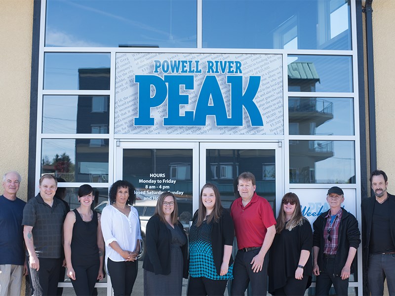 Powell River Peak staff