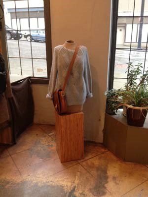 Comfy winter sweater from Block in Gastown.