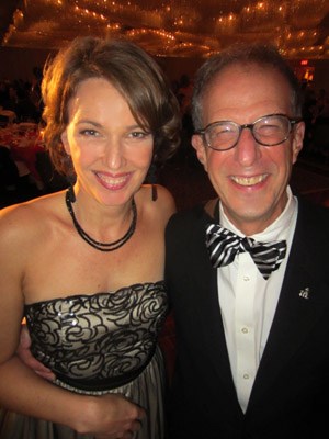CBC's Gloria Macarenko and yours truly emceed the cystic fibrosis benefit in support of David Speert's research efforts to find a cure for the fatal disease.