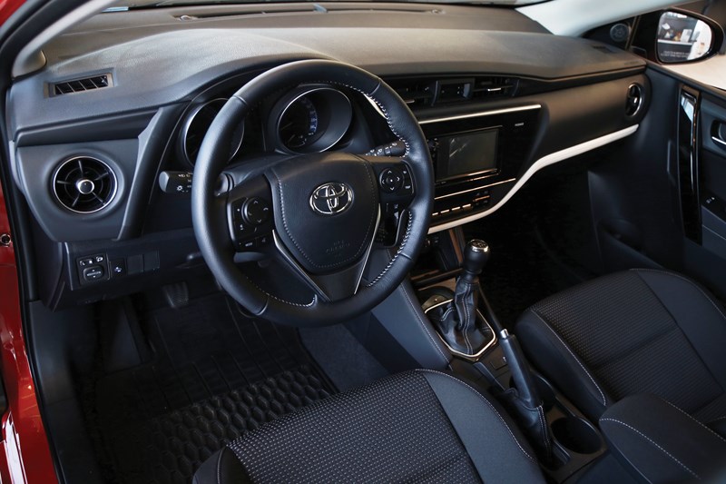 The iM’s interior is a mild upgrade over the standard Corolla, with comfortable front bucket seats, an easy-to-use infotainment system and nice stereo. photo Lisa King, North Shore News