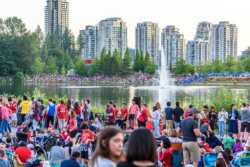 Canada Day crows