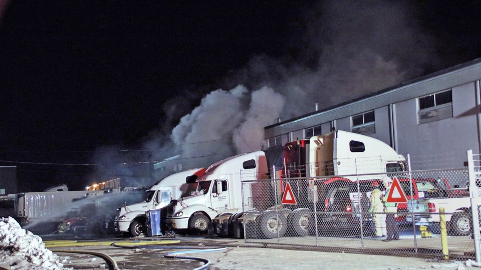 truck fire