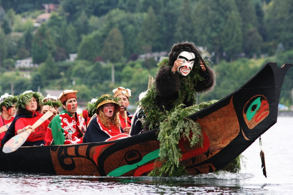Families will arrive for the Tribal Canoe Journeys festival aboard majestic, hand-carved canoes — many of which are crafted from a single log. The event is being held in Campbell River between Aug. 5-10.