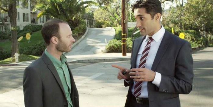 Jon Weinberg (left) and Dominic Rains star in Funeral Day.