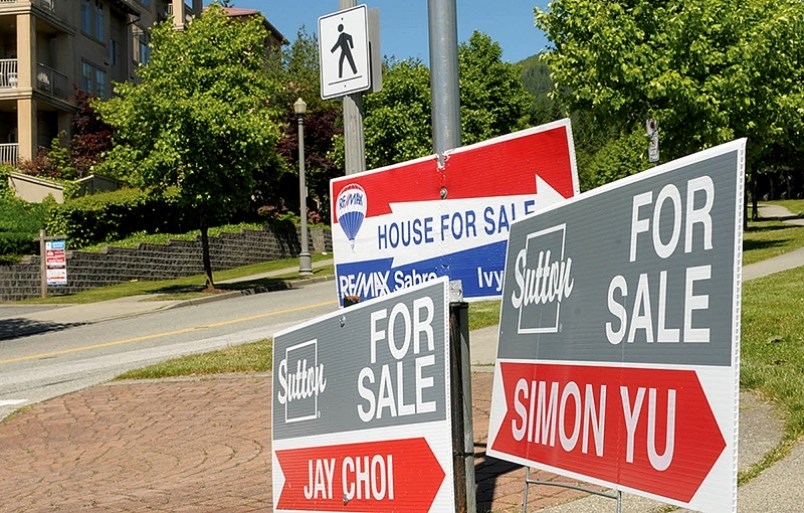 Real estate sales activity saw sharp declines in the Tri-Cities last month, mirroring a similar trend seen across Metro Vancouver, according to the most recent figures from the Real Estate Board of Greater Vancouver.