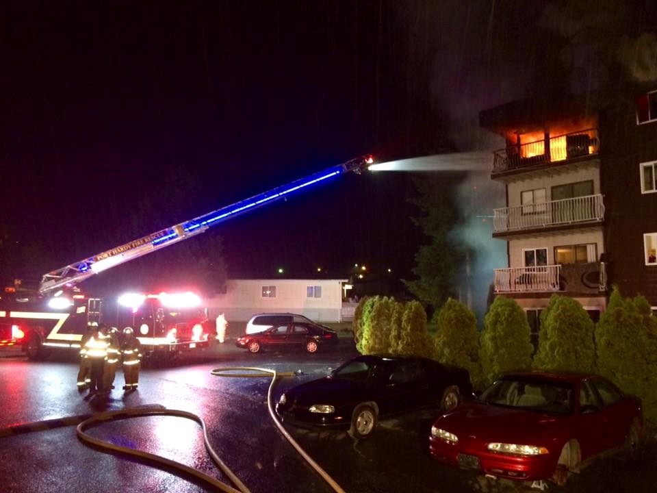 Photo - Port Hardy apartment fire