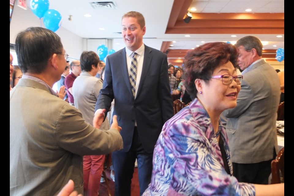 Federal Conservative Party leader, Andrew Scheer. Photo by Daisy Xiong/Richmond News