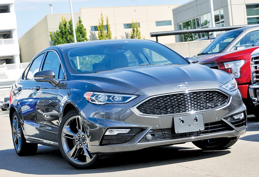 The Ford Fusion brings sporty performance, a proven track record and an affordable price to the crowded mid-size sedan market, making it one of the more attractive domestics options available. A light and agile feel gives the Fusion a more enjoyable drive than many other family cars. It is available at Cam Clark Ford in the Northshore Auto Mall. photo Paul McGrath, North Shore News