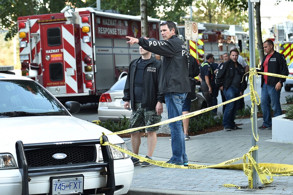 Olympic Village hazmat VPD