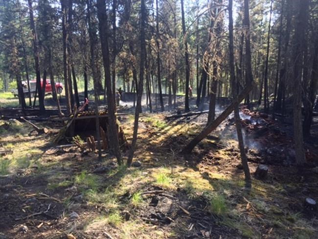 A wildfire in Logan Lake, B.C., in June 2017 is seen in this handout photo. The fire stayed low to the ground and did not burn upwards to the tops of trees because of the community's wildfire mitigation efforts. The fire in Logan Lake started like so many others in British Columbia's worst wildfire season on record, a smouldering campfire, not fully extinguished, sparked flames that spread across the forest floor. But unlike other blazes that have grown catastrophically, engulfing homes, forests and farmland, the Logan Lake fire in June was kept to a half-hectare. THE CANADIAN PRESS/HO, Dan Leighton *MANDATORY CREDIT*
