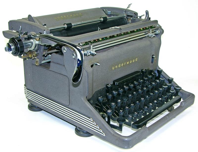 Underwood typewriter