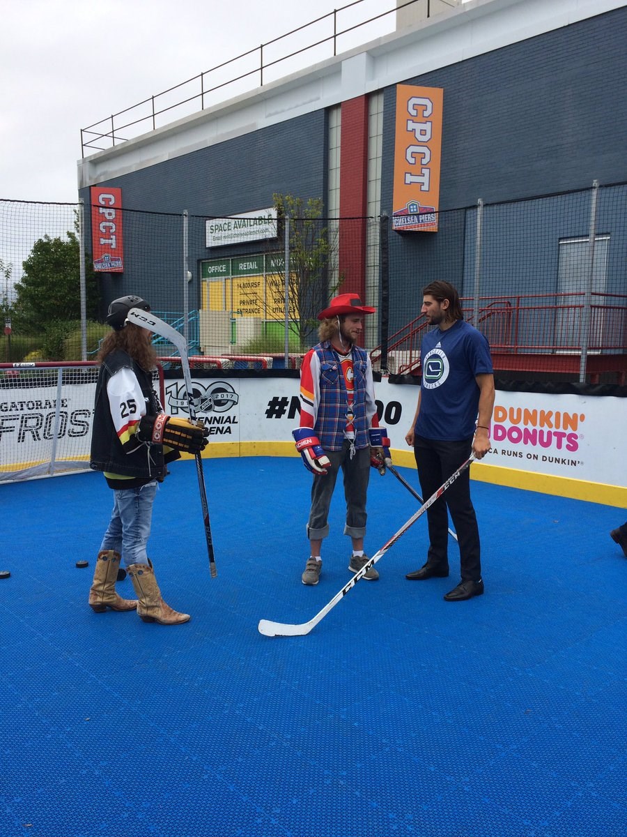 Chris Tanev - Media Day - Road Hockey