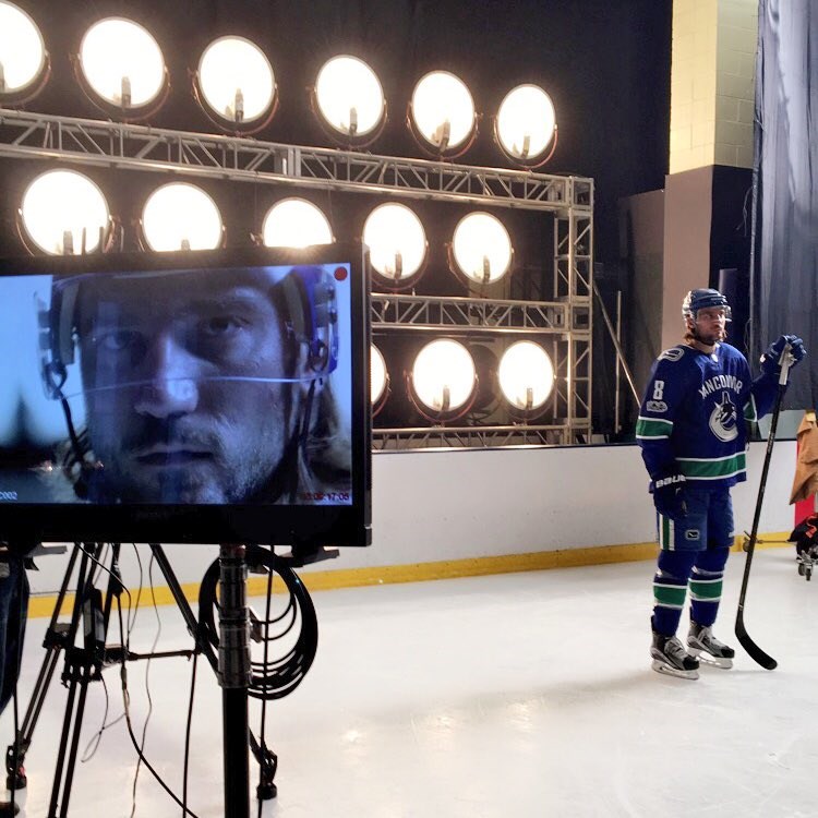 Chris Tanev - Media Day - Mean Muggin'