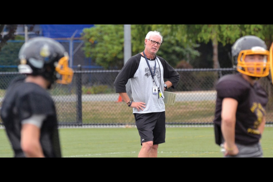 Bill Haddow's final year of teaching at Hugh Boyd Secondary will include his 43rd season coaching high school football. He plans on taking a TOC position closer to his White Rock home next year and spend more time with his growing craft beer business.