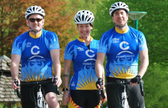 Burnaby RCMP’s Cpl. Mike Kalanj, Sgt. Tess Landry and Sgt. Derek Thibodeau are gearing up for the Cops for Cancer Tour de Coast Greater Vancouver starting Sept. 20.