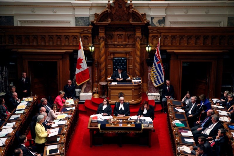 Photo - B.C. legislature, Carole James