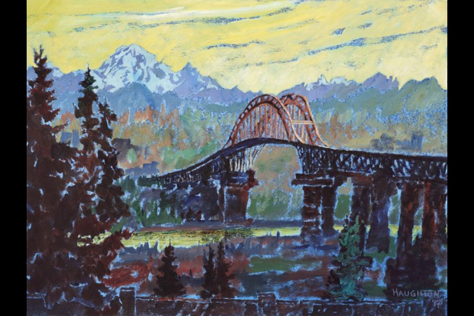 David A. Haughton's views of Mount Baker are on display in a new exhibition at Vancouver's Visual Space Gallery.
