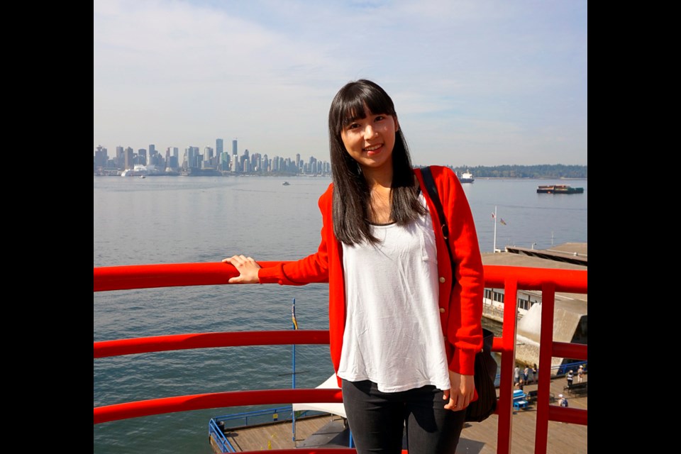Kwantlen Polytechnic University (KPU) graduate Sherry Chang, who studied product design, was inspired to recycle fishing nets after a visit to KPU by representatives from Steveston Harbour Authority. Photo submitted
