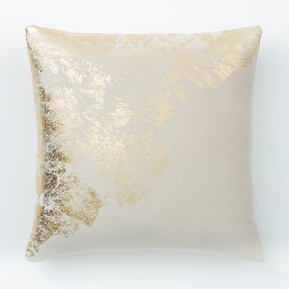 Metallic Sandstone Pillow West Elm