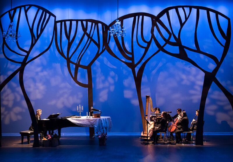 The director of “A Little Night Music,” opening at Gateway Theatre this weekend, hopes the show’s enchanting music will transport the audience to a beautiful summer night in Sweden, 1900. The musical score by Stephen Sondheim includes the popular song “Send in the Clowns.” Photo by Emily Cooper