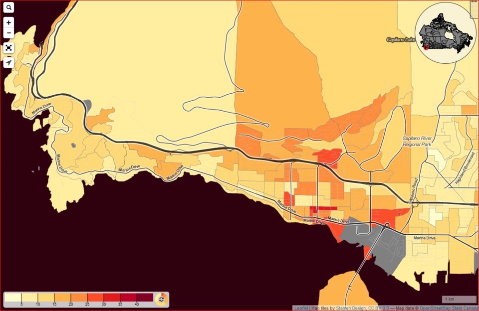 census mapper west van