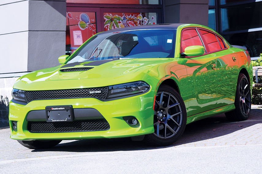 The Dodge Charger has massive curb appeal and all the character you could ever want in a fun-to-drive, four-door sedan. It’s certainly not the most business-like car, but it should be practical enough for most adult tasks while providing a constant thrill for your inner child. It is available at Destination Chrysler in North Vancouver. photo Mike Wakefield, North Shore News