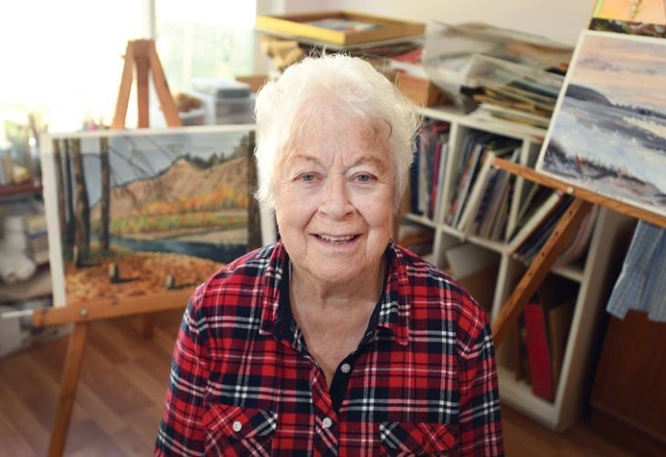 Gloria Thorpe is a long-time resident who is now exploring her creative side through art.