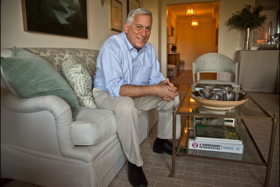 Author Walter Isaacson, at his home in New York, sees his da Vinci book as the culmination of his biographies about innovators that include works on Steve Jobs, Benjamin Franklin and Albert Einstein.