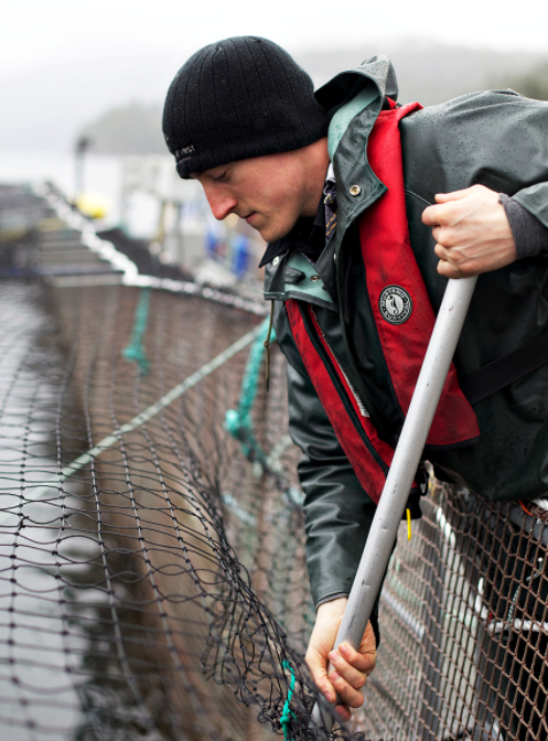 Fish farm caretaker.