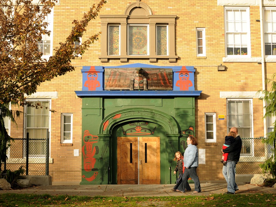 Macdonald elementary school, at 1950 East Hastings, is now know as Xpey' elementary school. Photo Da