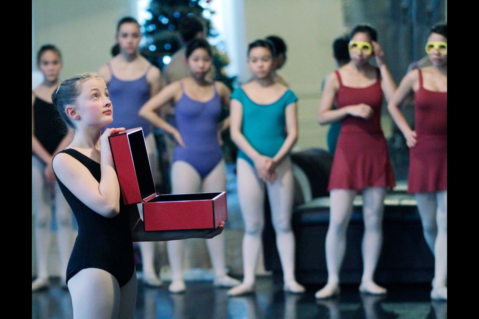 Eleven-year-old Cassidy Brumby stars in The Gift of PandoraÕs Box, along with members of Ballet Victoria and the Victoria Academy of Ballet.