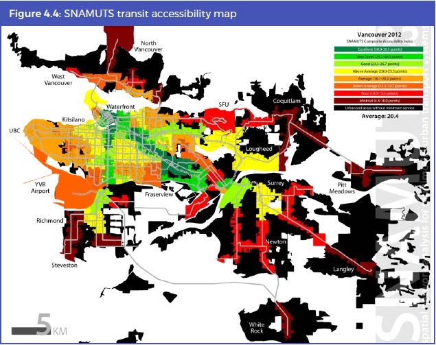 transit accessibility map