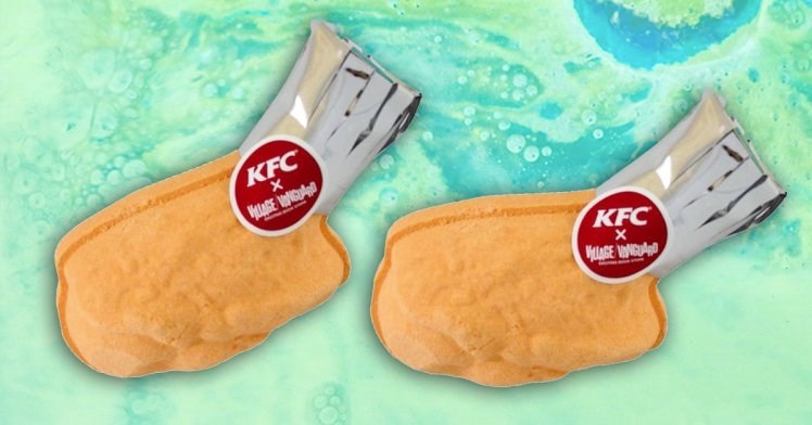 The KFC bath bomb is real and we know you want one.