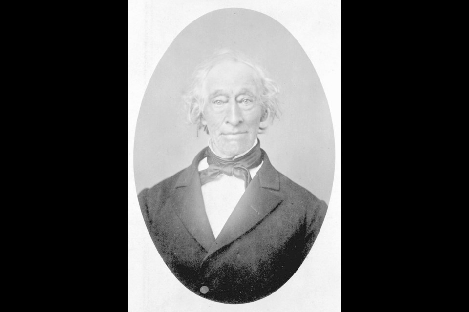 The Honourable John Tod, born in 1794 in Scotland. Image C-08882 courtesy of the Royal B.C. Museum and Archives