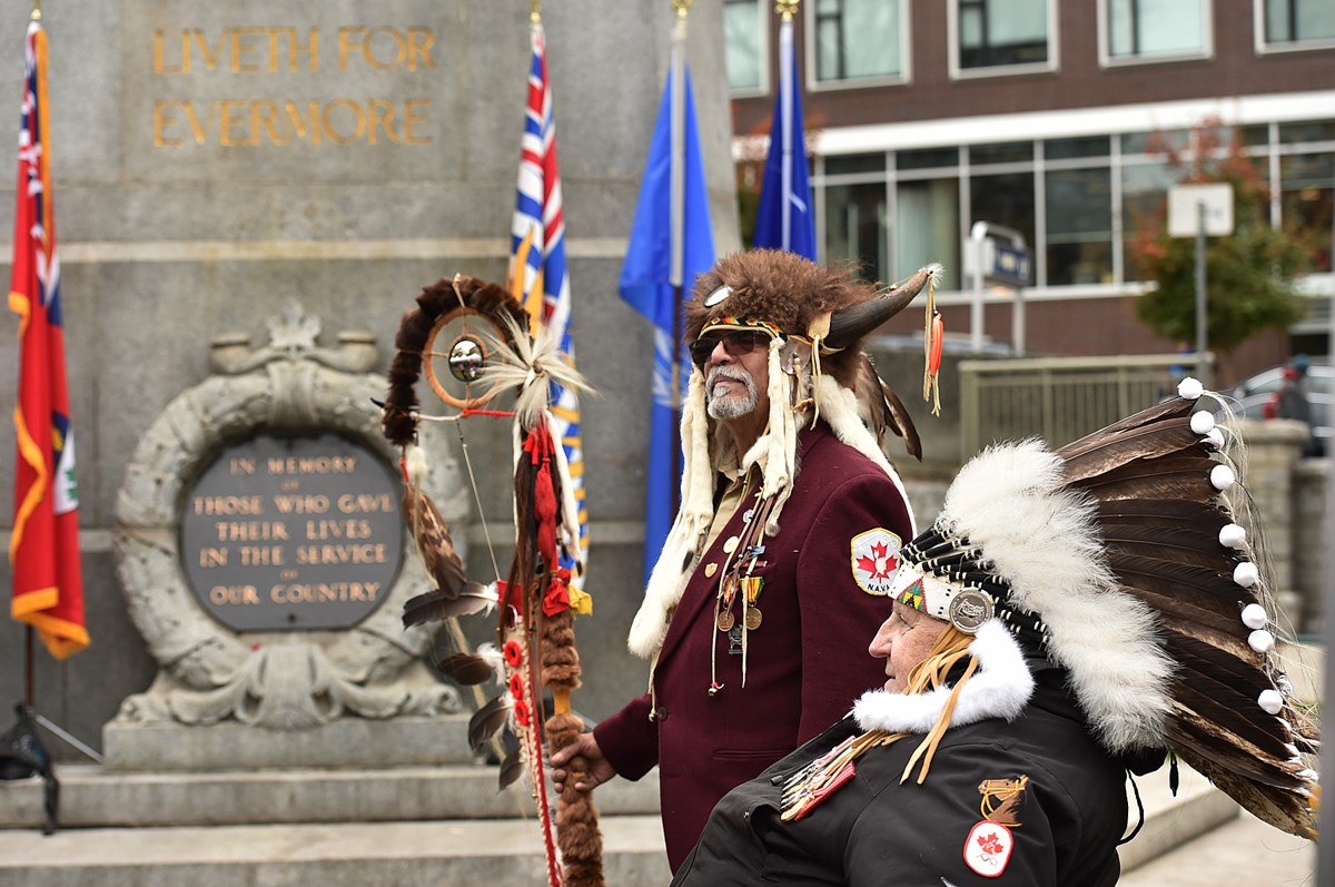 PHOTOS National Aboriginal Veterans Day marked in Vancouver