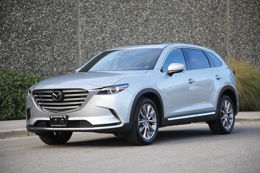 The Mazda CX-9 provides sleek styling, plenty of luxury touches, practical features, a strong safety rating and the automaker’s famous Zoom-Zoom drive, all for a reasonable starting price. It’s meant to compete with Toyotas and Hondas, but also stacks up well against many of the luxury brands. It is available at Morrey Mazda in the Northshore Auto Mall. photo Lisa King, North Shore News
