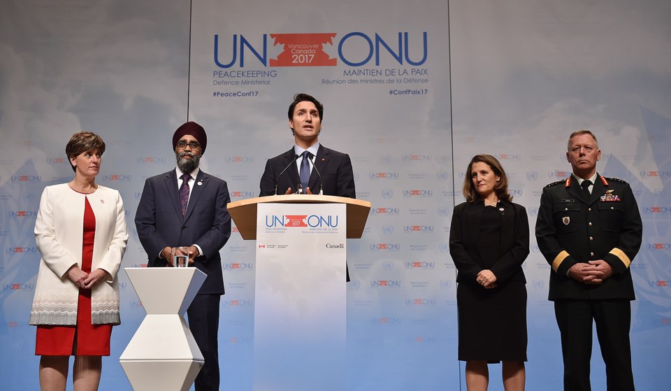 Prime Minister Justin Trudeau was in Vancouver Wednesday. Photo Dan Toulgoet