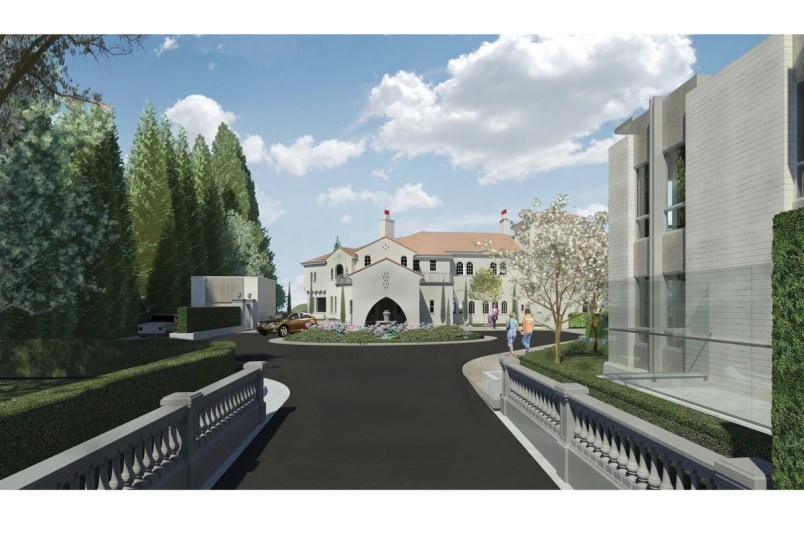 A rendering of the Casa Mia seniors home.