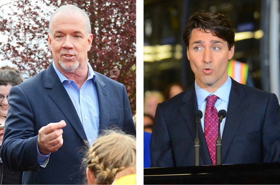 John Horgan, Justin Trudeau