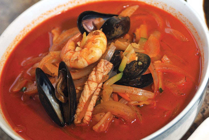 Seafood soup