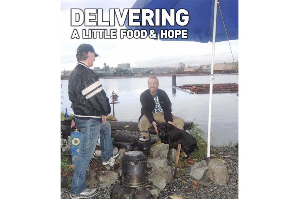 A vital food delivery program for Richmond's homeless community - including Ian (pictured, sitting) - could die unless it receives cross-faith support before the end of the year