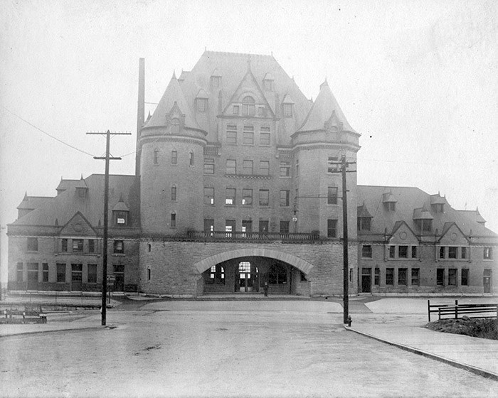 C.P.R. Station Vancouver on Granville St, 1900. Photo: Vancouver Archives Item: S-3-2