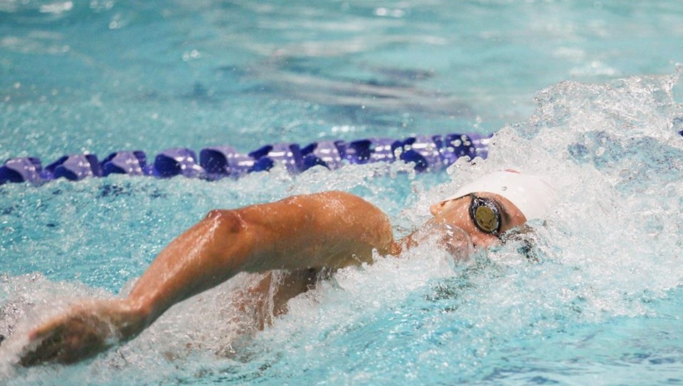 SFU swimmer