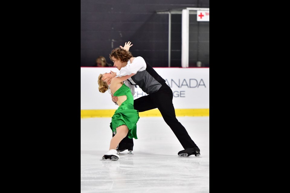 The senior ice dancing team of Haley Sales and Nikolas Wamsteeker, who train at the Champs International Skating Centre of B.C., took top spot at last month's Skate Canada Challenge in Quebec.