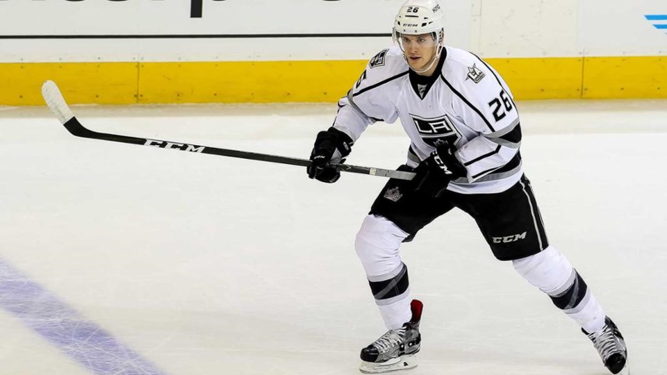 Nic Dowd of the Los Angeles Kings
