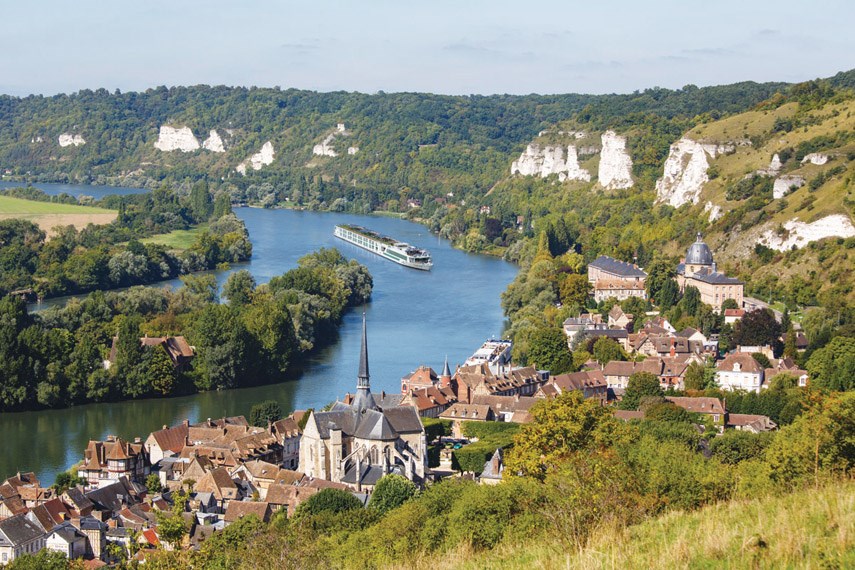 The Scenic Gem cruises the Seine River from Paris to the Normandy Coast.