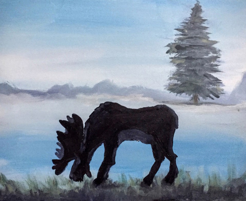 Winter Moose