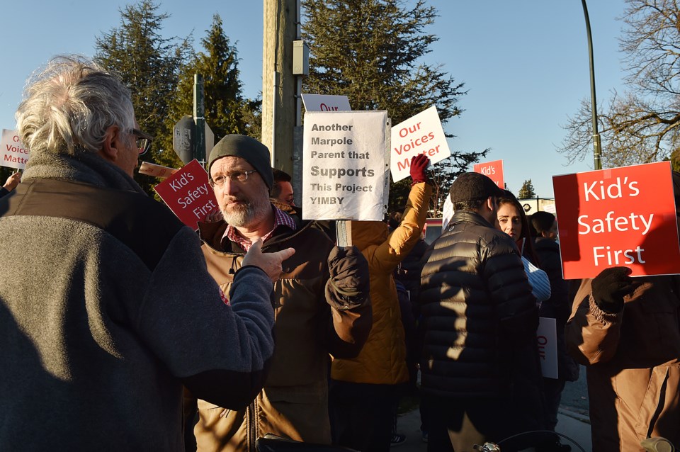 Marpole protesters