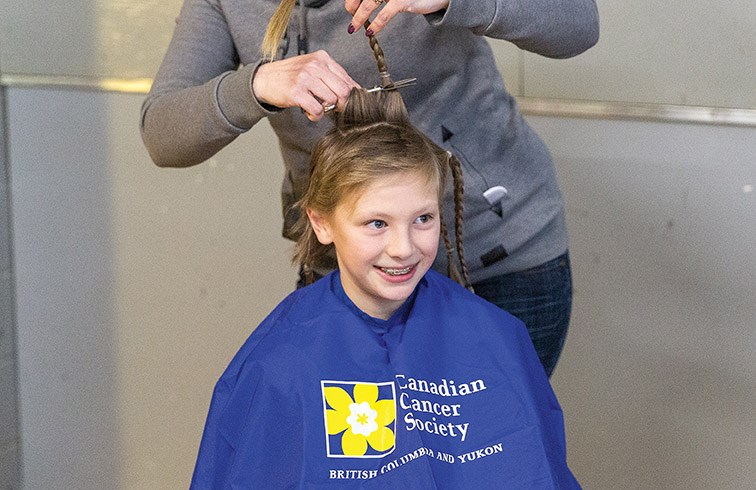 Local boy cuts hair for cancer - Prince George Citizen Local boy cuts hair for cancer - Prince George Citizen